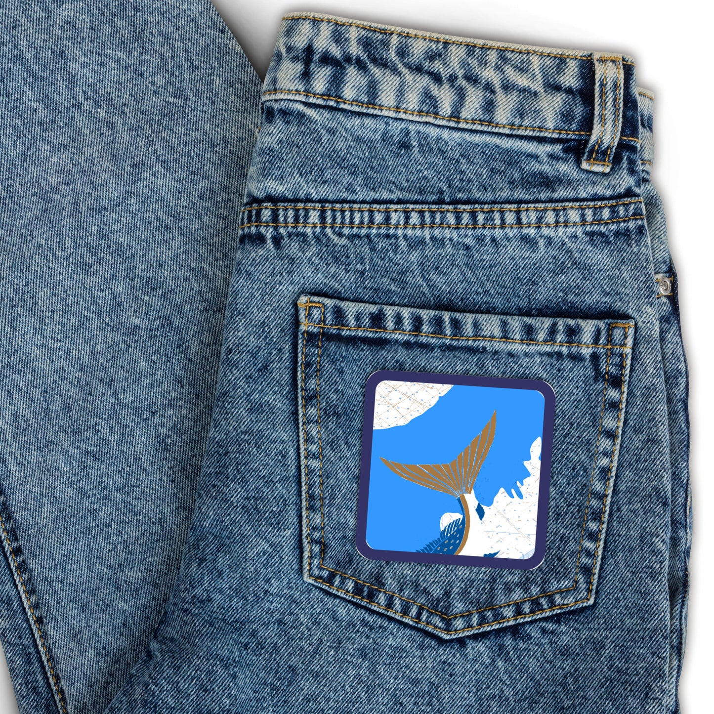 Yellow Tail embroidered patch