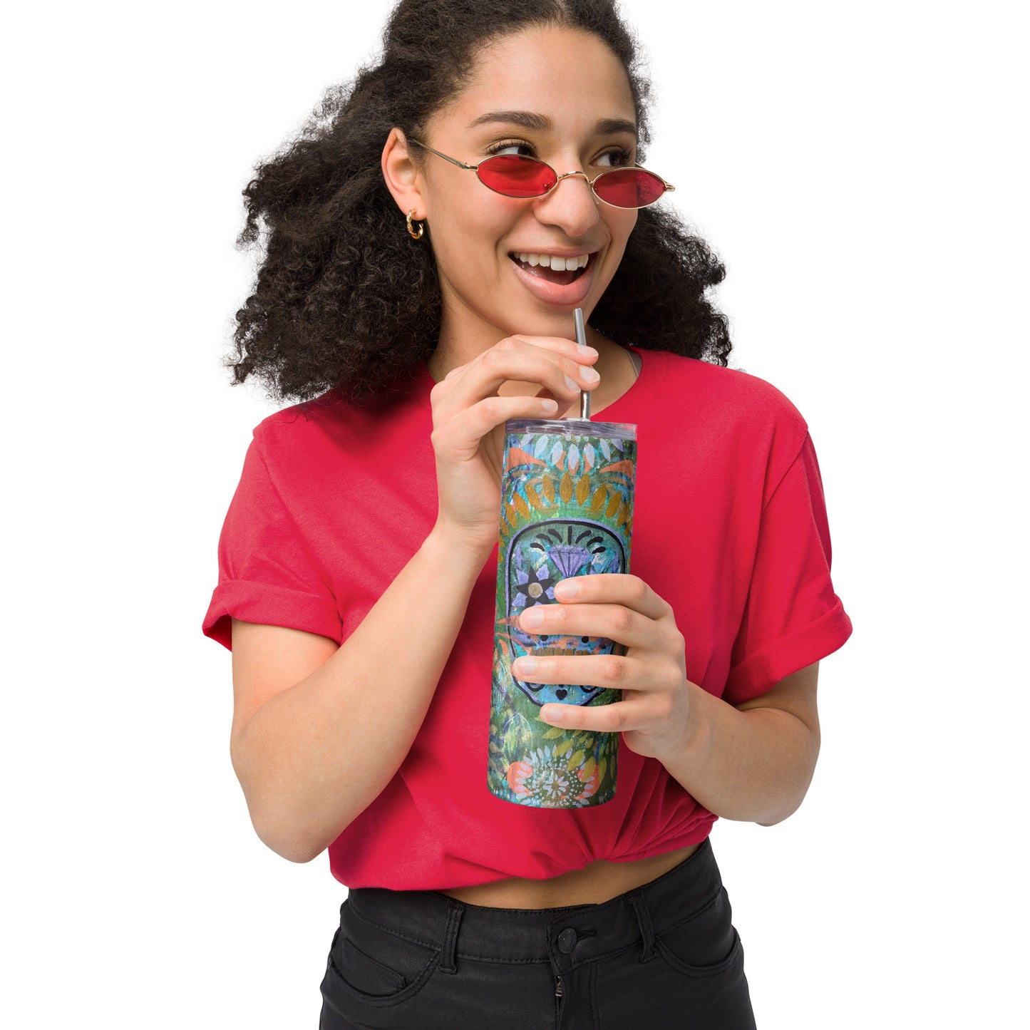 Sugar Skull Tumbler