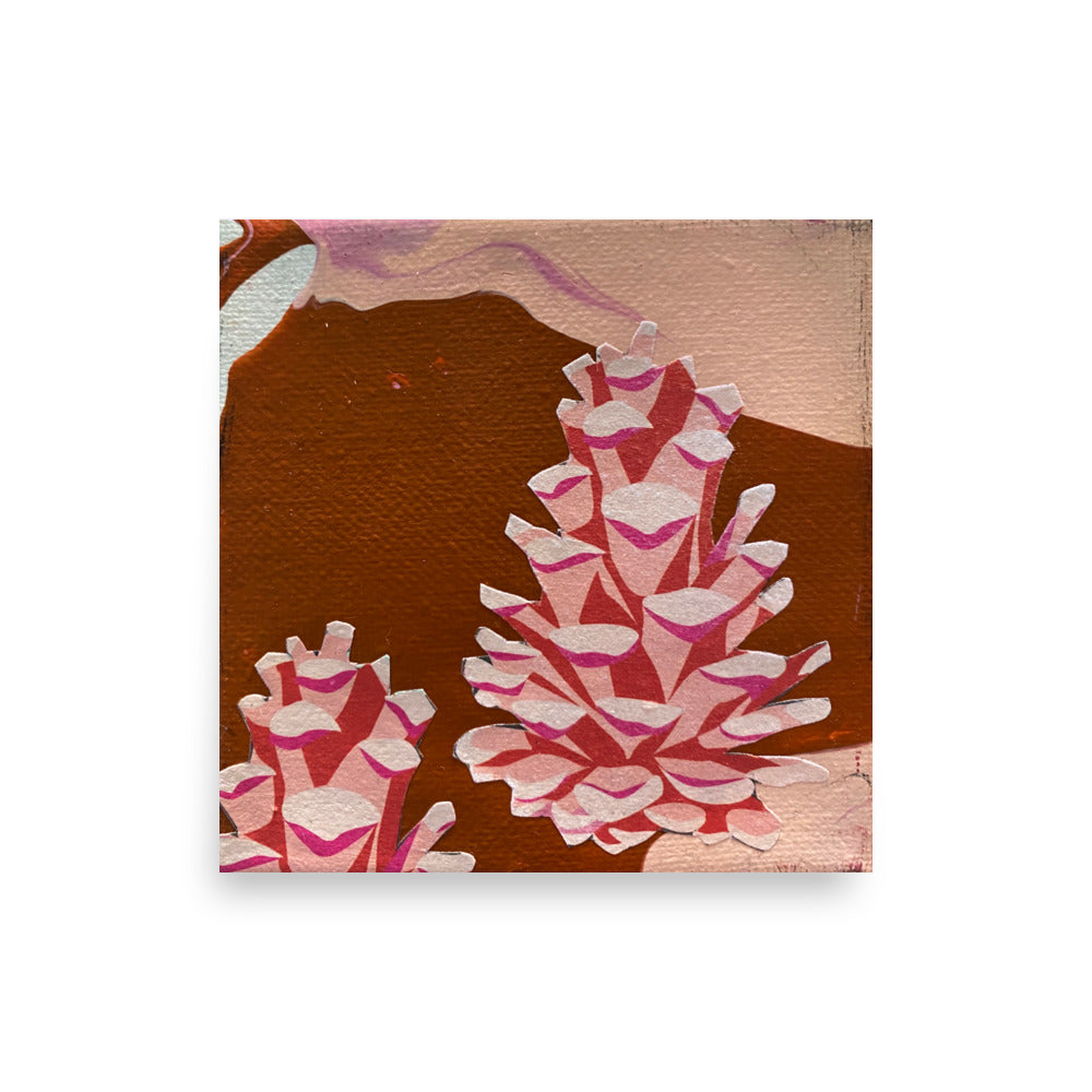 Pink Pine Cones 2